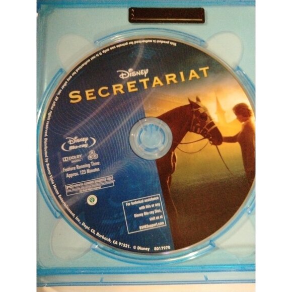 Disney Secretariat Blu ray DVD 2 Disc Set 2010 Combo Pack - Picture 5 of 5